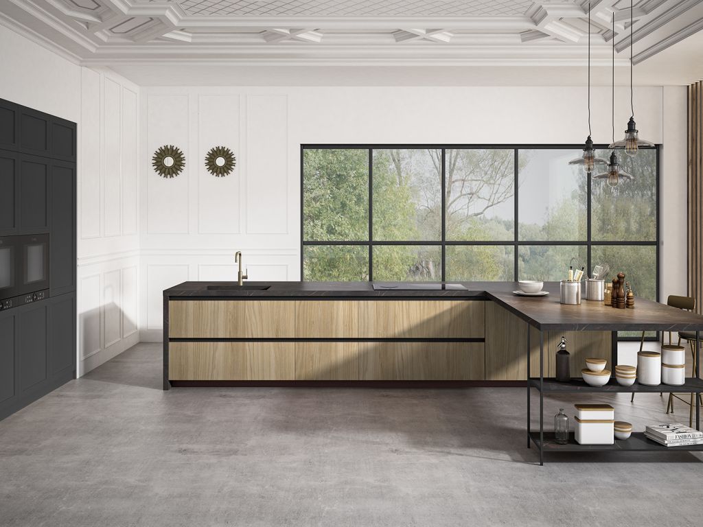 Laminado Fresno Mystic Nature S-749 y Laca orleans Negro mate DM376_Baja