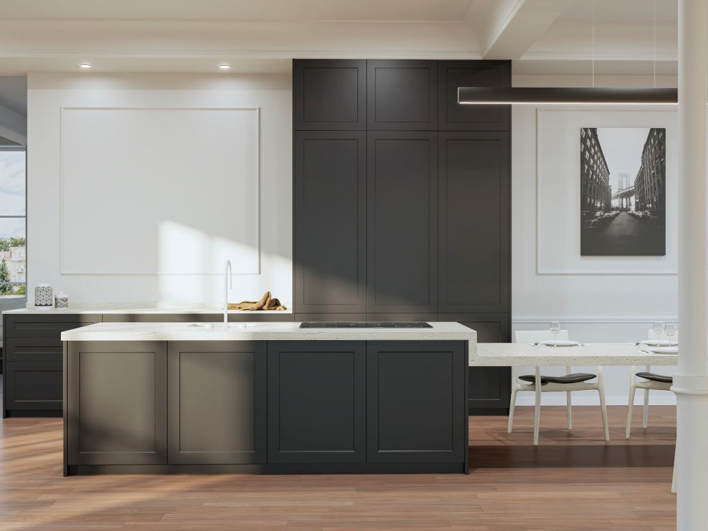 Bergamo laca negro mate